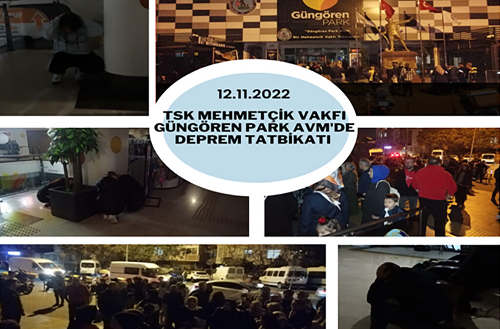 TSK Mehmetçik Vakfı Güngören Park AVM, Deprem Tatbikatını Tüm Ziyaretçilerinin Katılımıyla Birlikte Gerçekleştirdi.